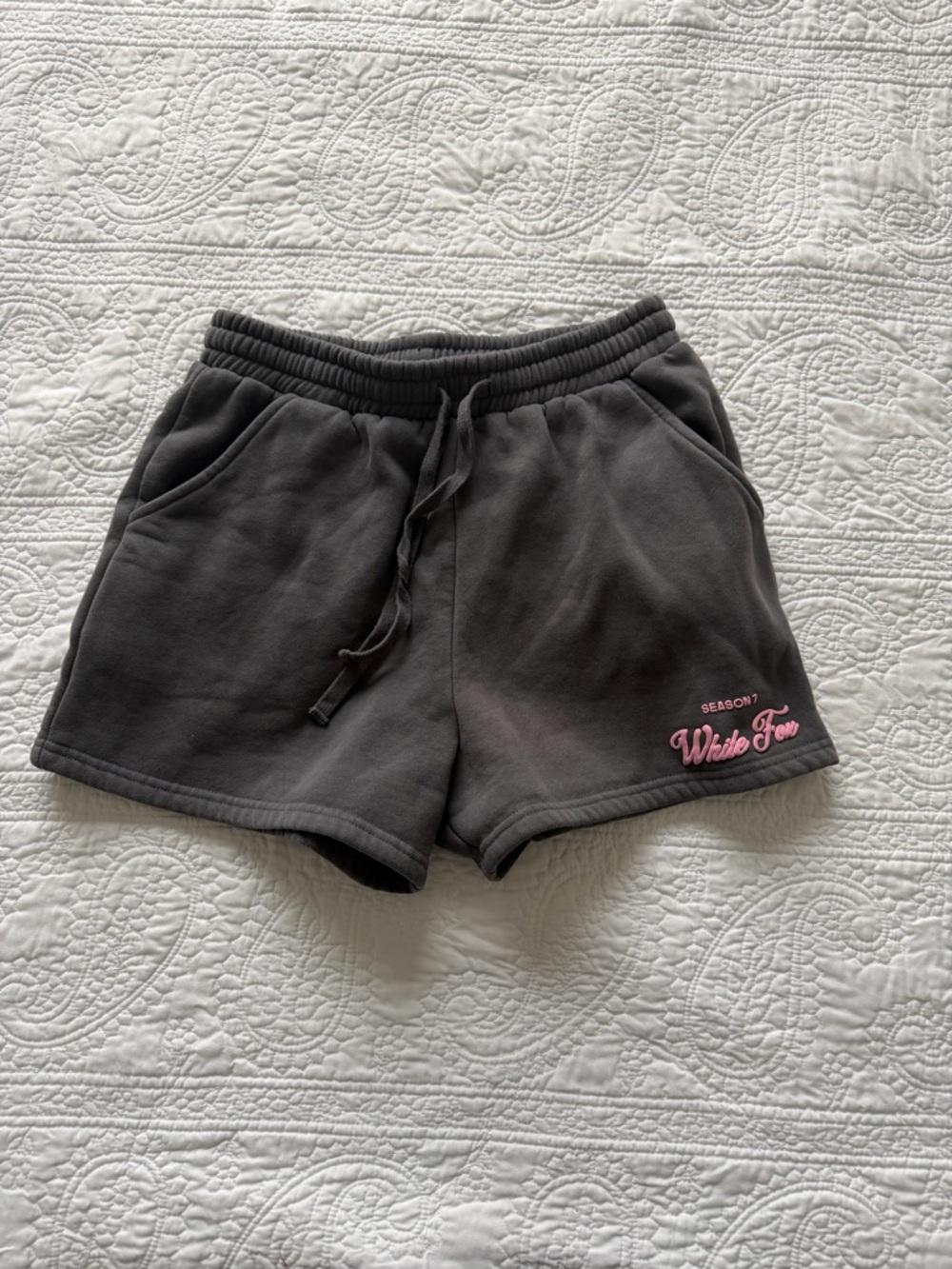 White Fox grey shorts small